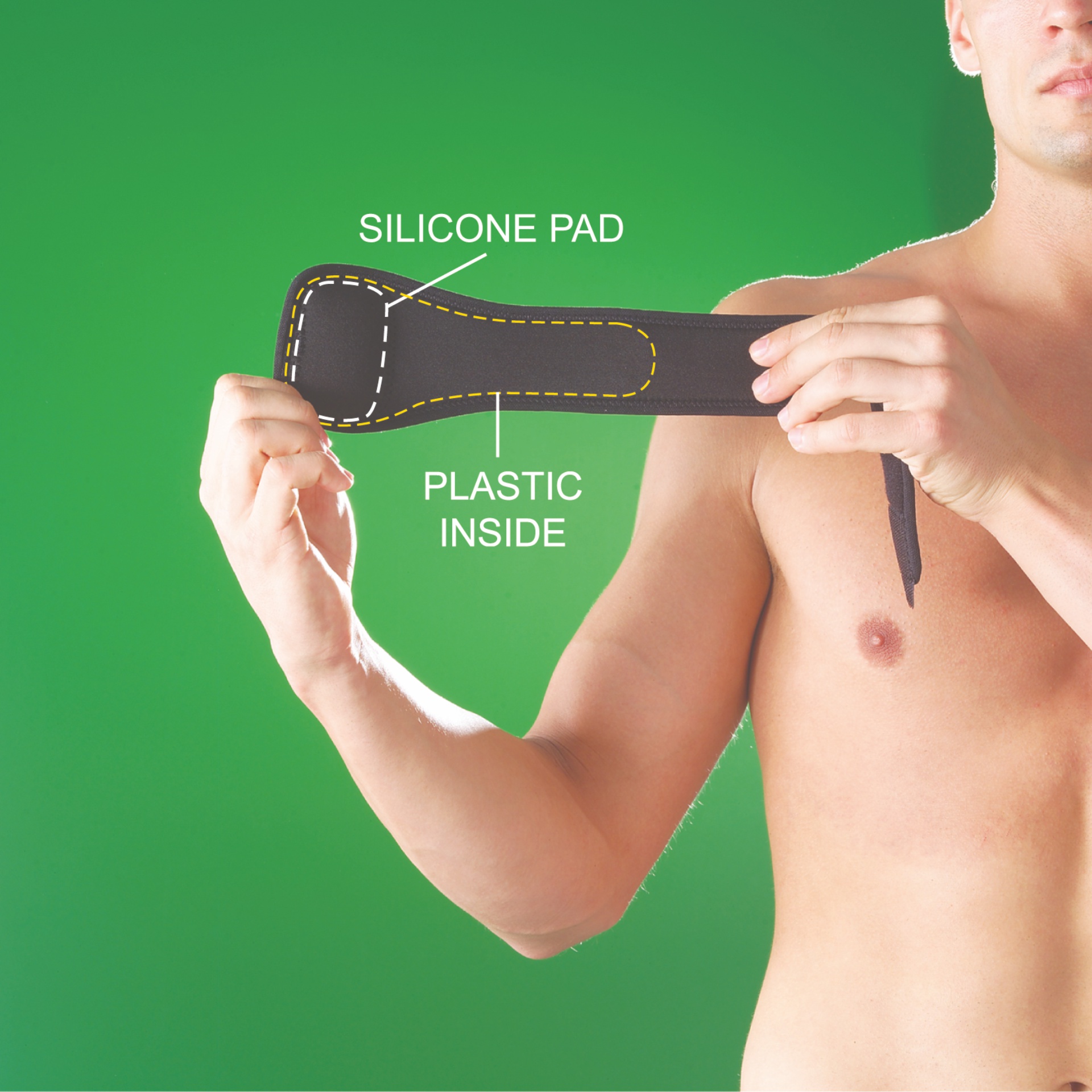 Suporte para Cotovelo com Almofada de Silicone - 4486