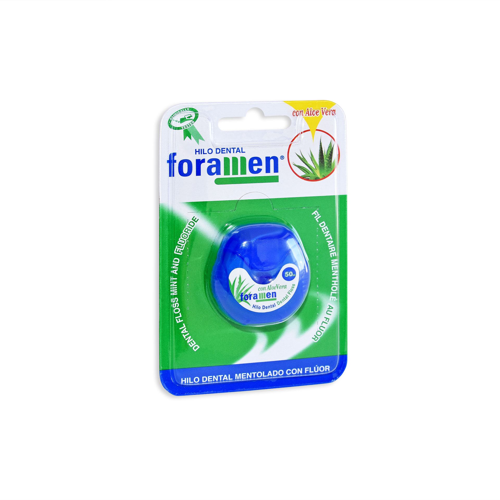 Fio Dentário Aloé Vera 50 m - Foramen Fio Dentário Aloé Vera 50 m - Foramen