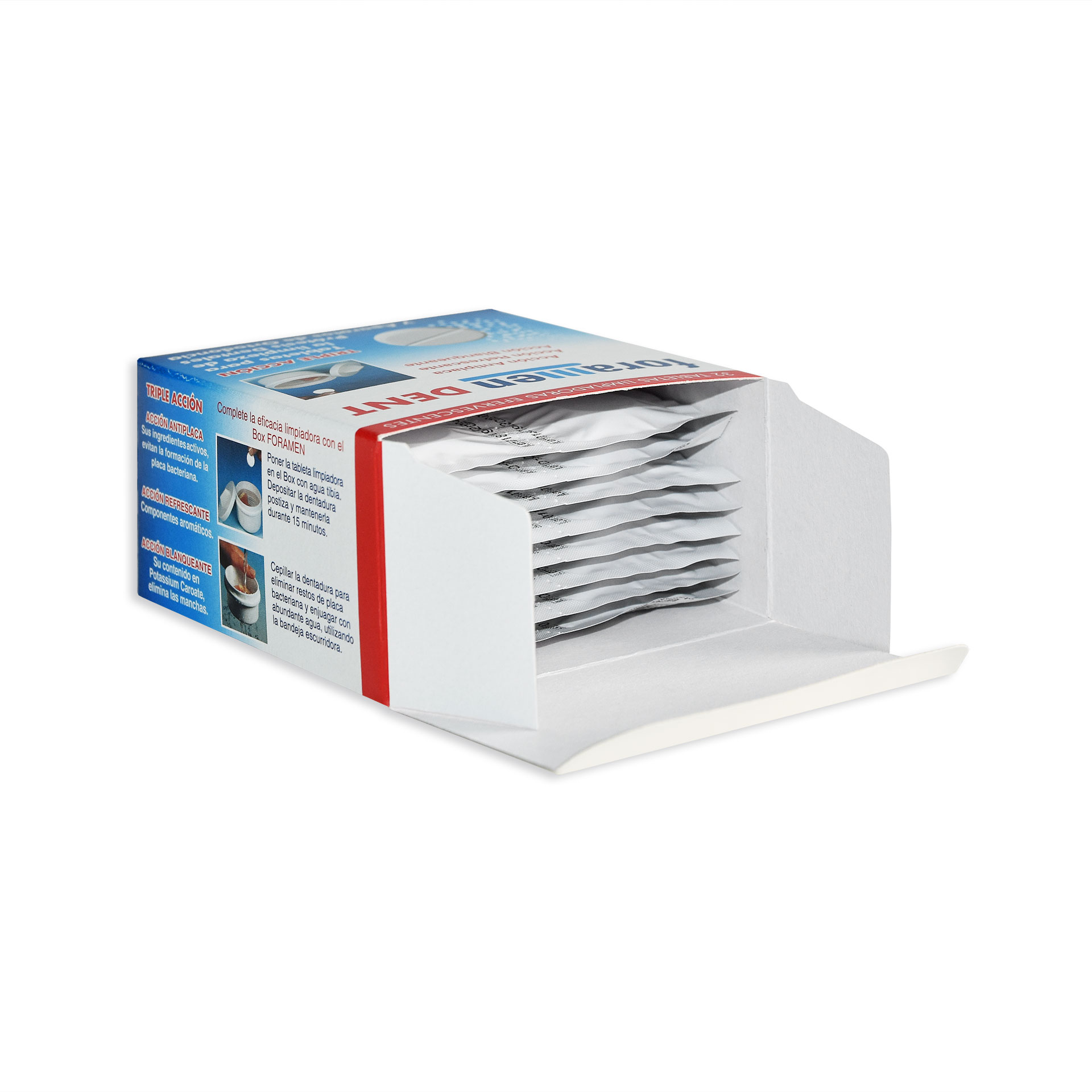 Pastilhas de Limpeza para Proteses Dent�rias 32 un. - Foramen