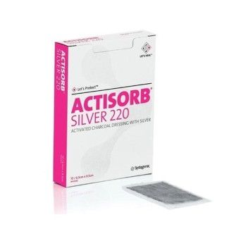 Actisorb Silver 220 - 10,5 x 10,5 cm | 10 unidades