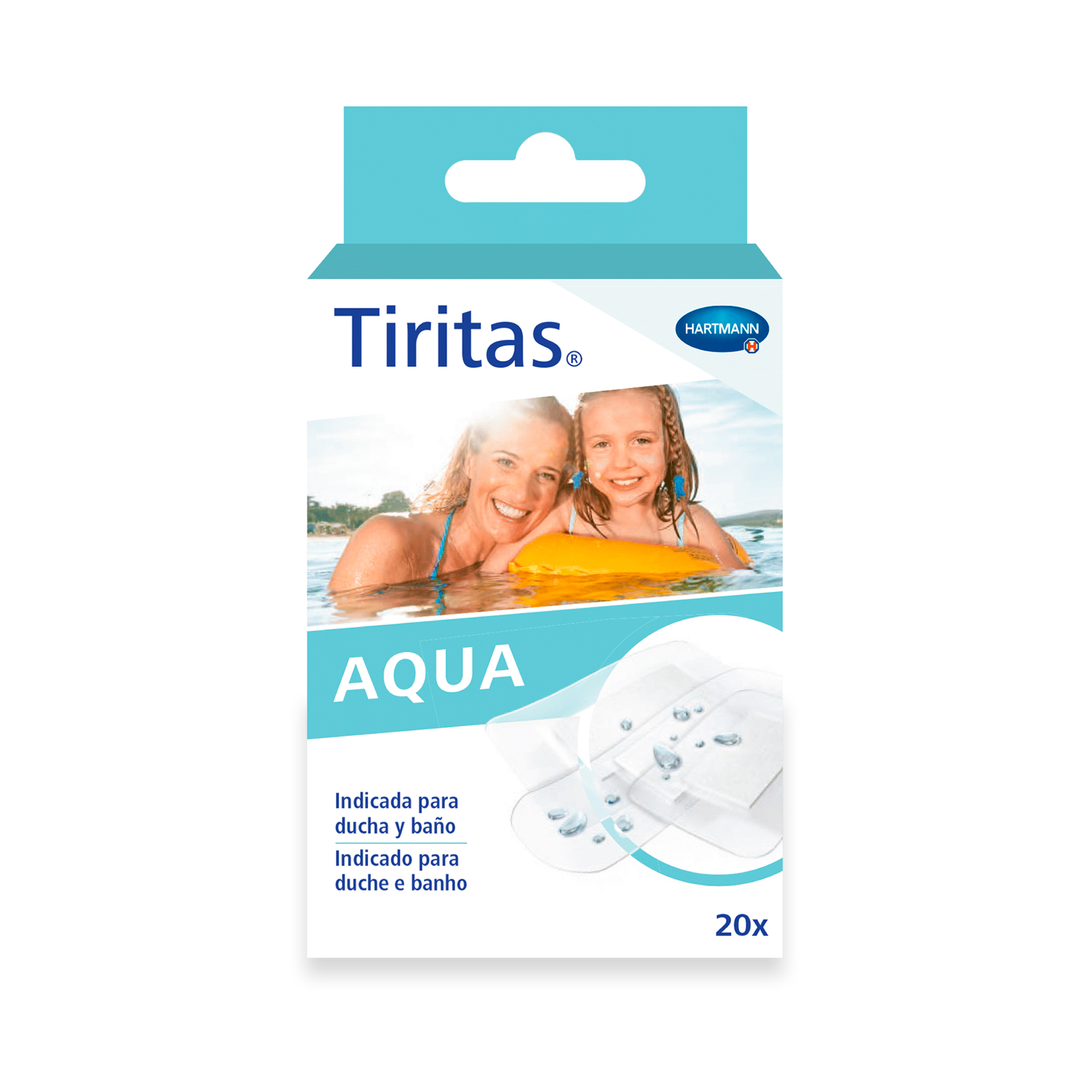Tiritas® Aqua 3 Tamanhos - 20 unidades Tiritas® Aqua 3 Tamanhos - 20 unidades