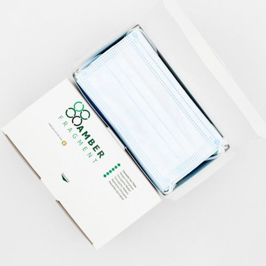 Máscaras de Proteção Cirúrgicas AmberMed - 50 unidades Máscaras de Proteção Cirúrgicas AmberMed - 50 unidades