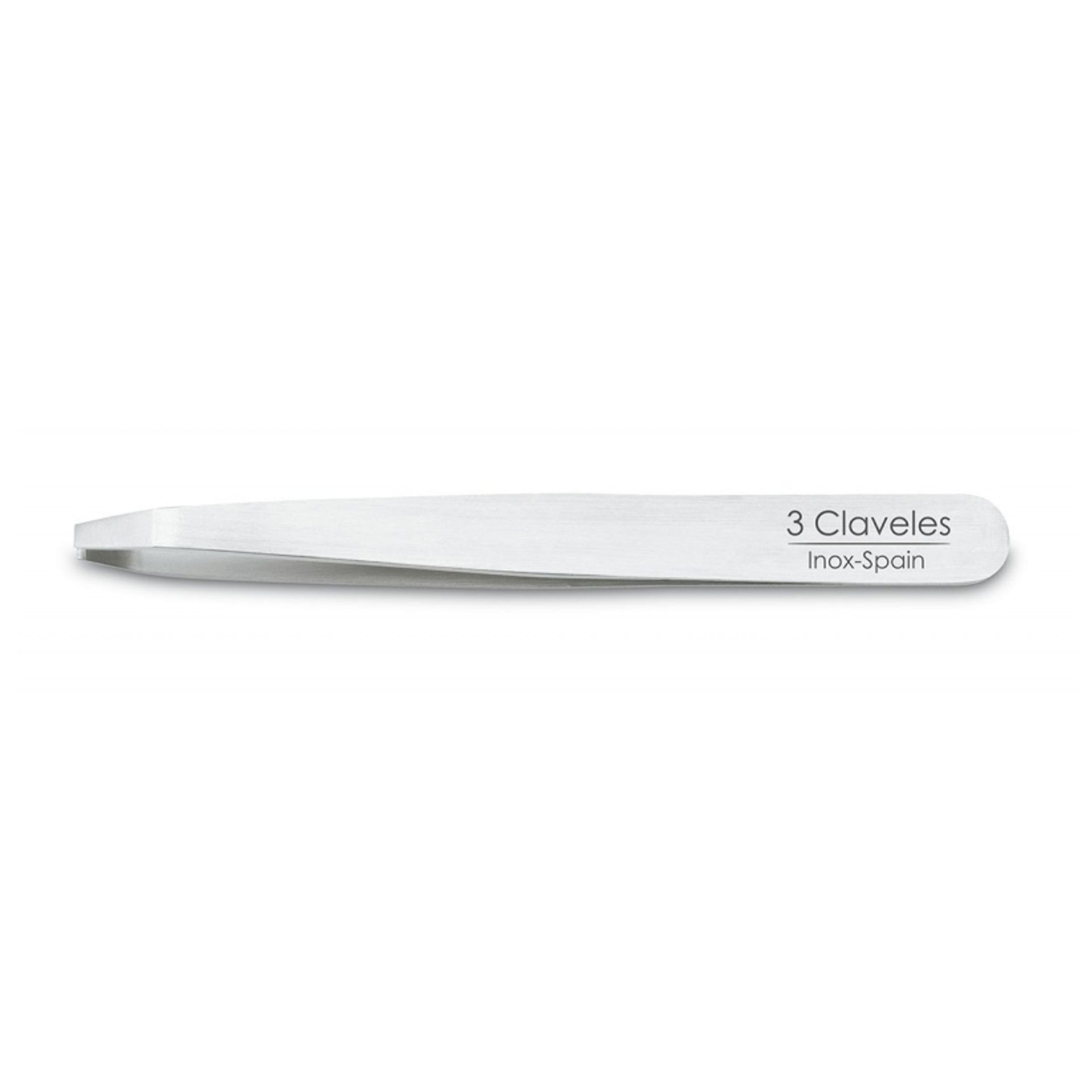 Pin�a Depilat�ria Inox Reta - 3 Claveles