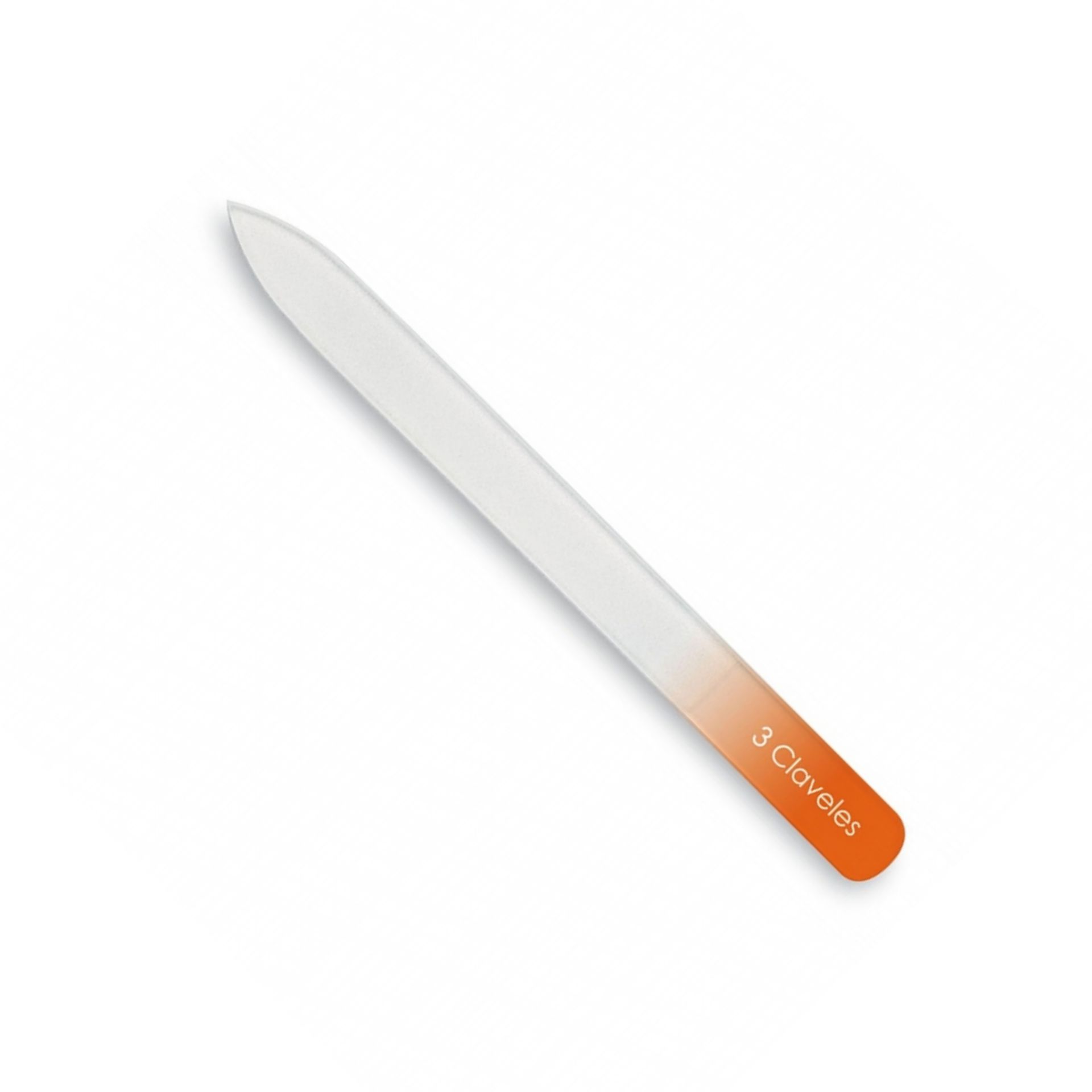 Lima Cristal Laranja 14 cm - 3 Claveles Lima Cristal Laranja 14 cm - 3 Claveles