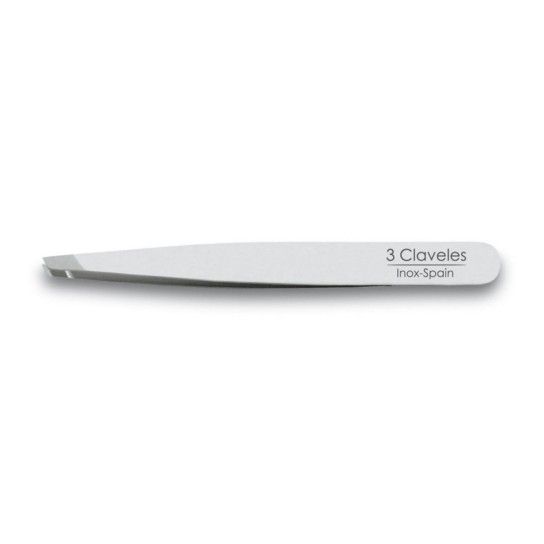 Pinça Depilatoria Inox Obliqua - 3 Claveles Pinça Depilatoria Inox Obliqua - 3 Claveles