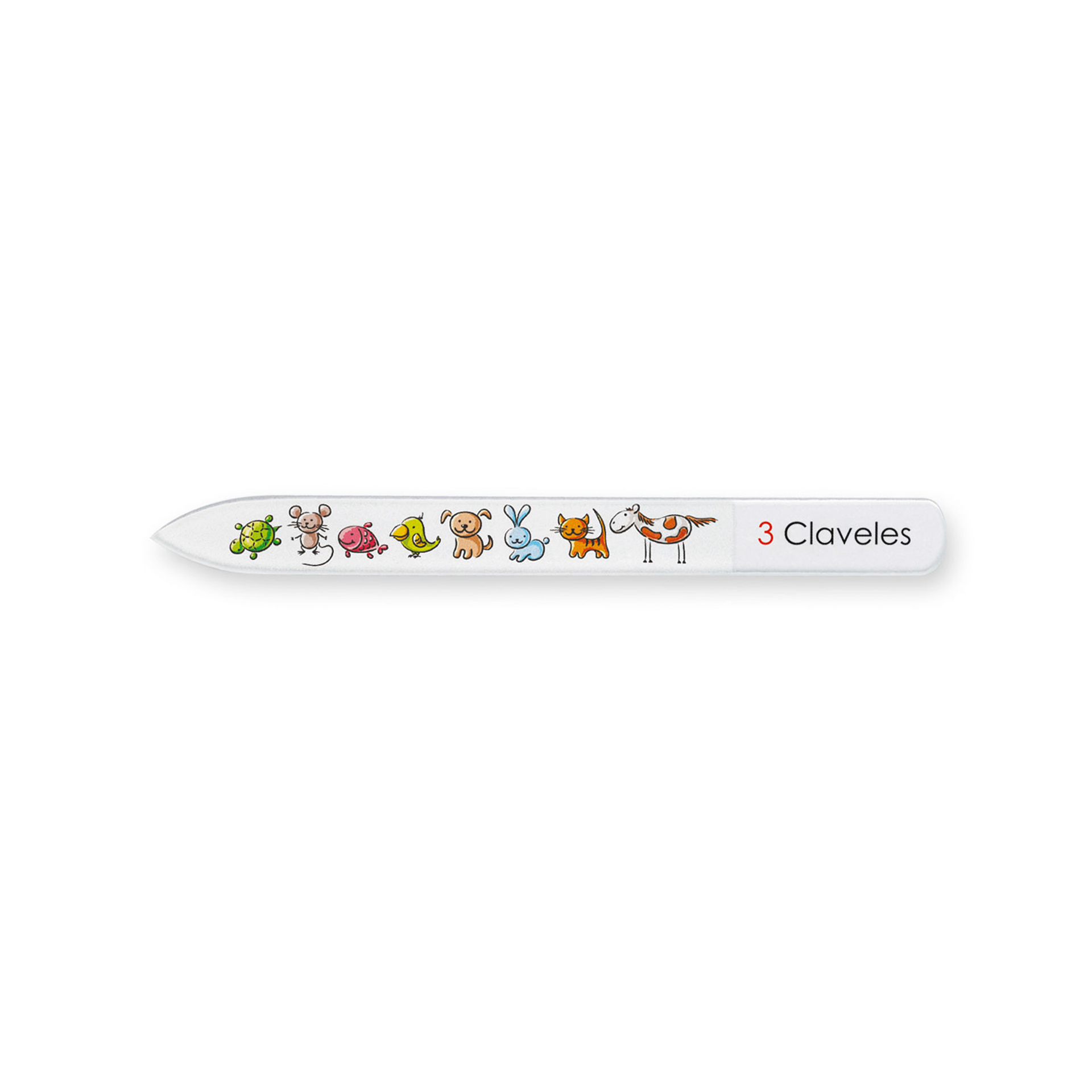 Lima Cristal para Bebé 9 cm - 3 Claveles Lima Cristal para Bebé 9 cm - 3 Claveles