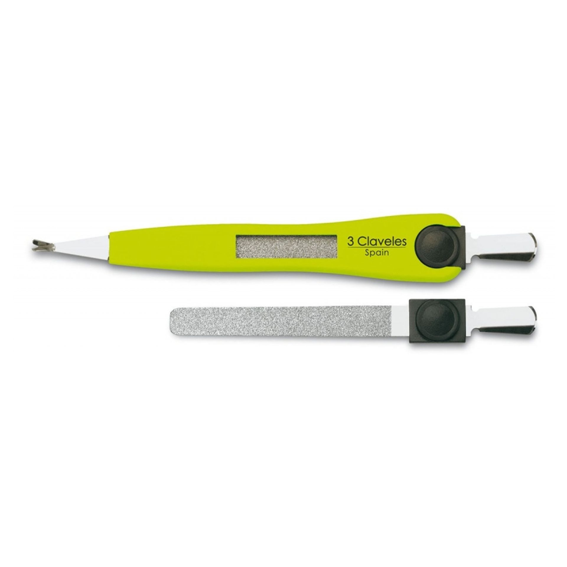 Corta Peles com Lima em Inox 12,5 cm - 3 Claveles