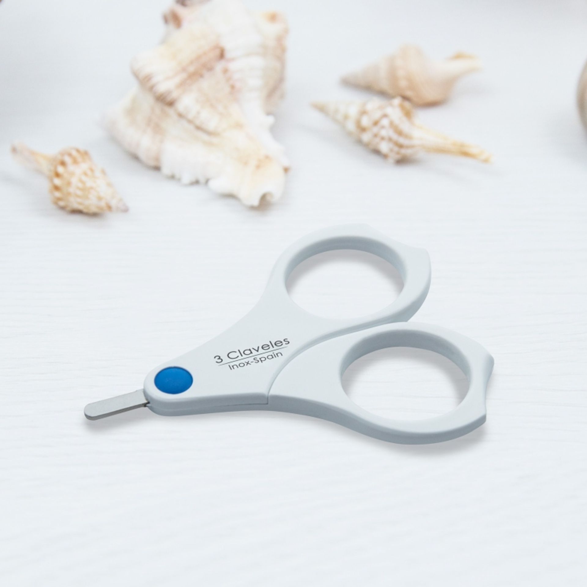 Tesoura de Unhas para Beb� - 3 Claveles