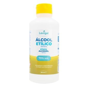 lcool Sanitrio 70% Vol. - 250 ml | Caixa com 24 unidades