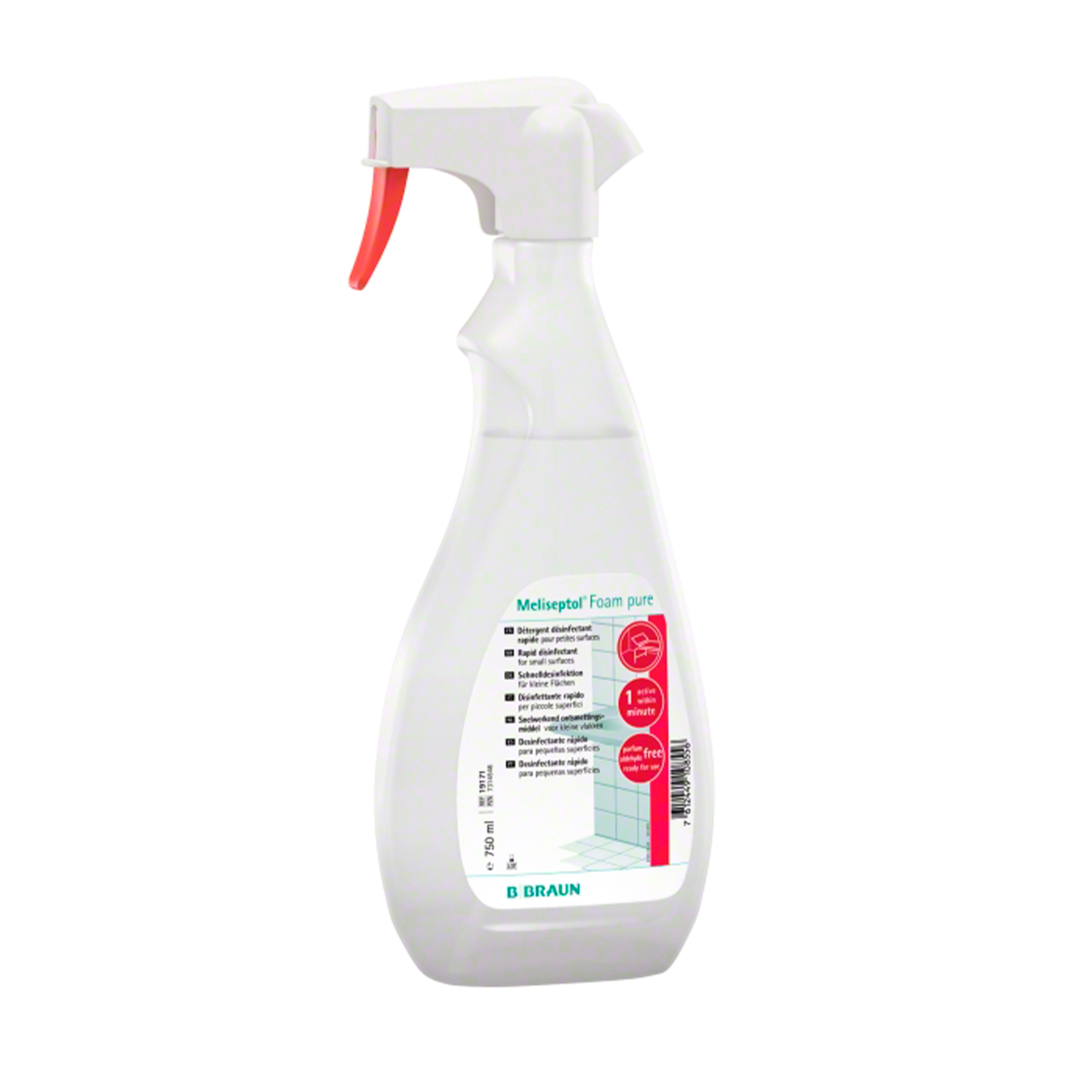 Meliseptol® Foam Pure Desinfetante de Superfícies - 750 ml Meliseptol® Foam Pure Desinfetante de Superfícies - 750 ml