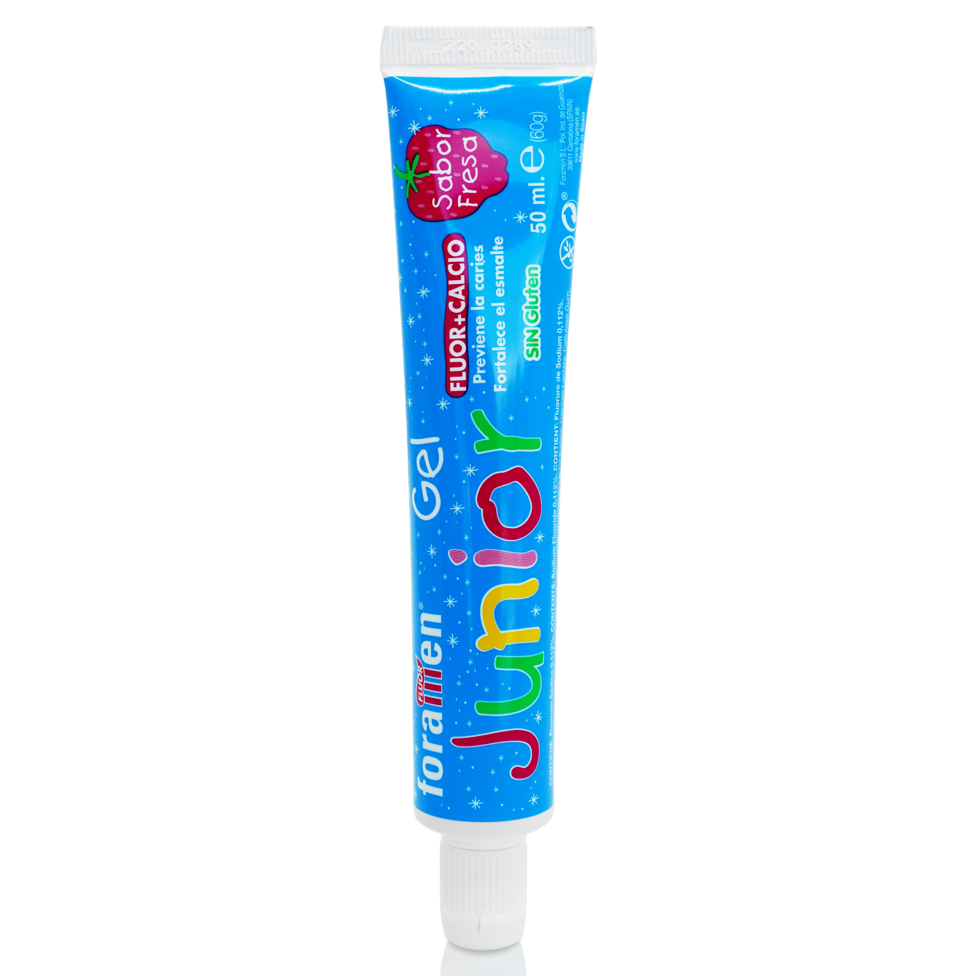Gel Dentífrico Junior Morango 50 ml - Foramen Gel Dentífrico Junior Morango 50 ml - Foramen