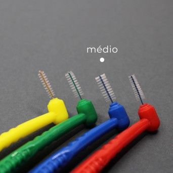 Escovilho Interdentrio Curvo Mdio 6 un. - Foramen