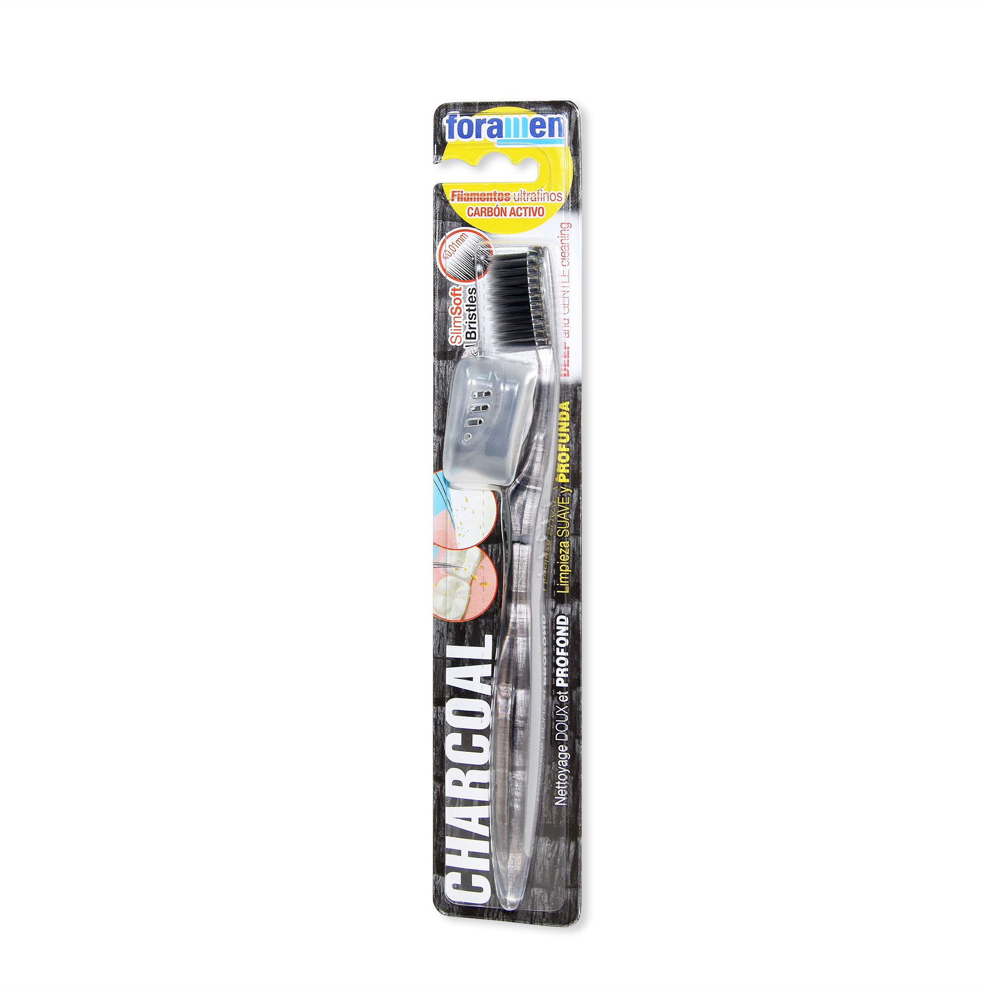 Escova de Dentes com Carv�o Ativado - Foramen Charcoal