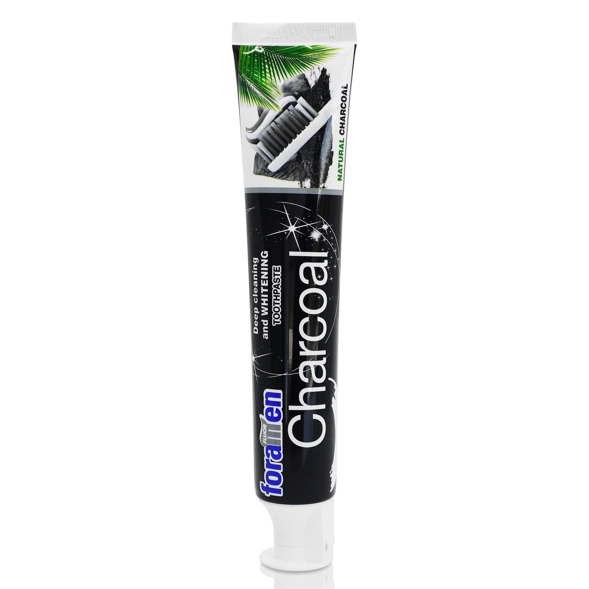 Pasta de Dentes com Carvão Ativado 75 ml - Foramen Charcoal Pasta de Dentes com Carvão Ativado 75 ml - Foramen Charcoal