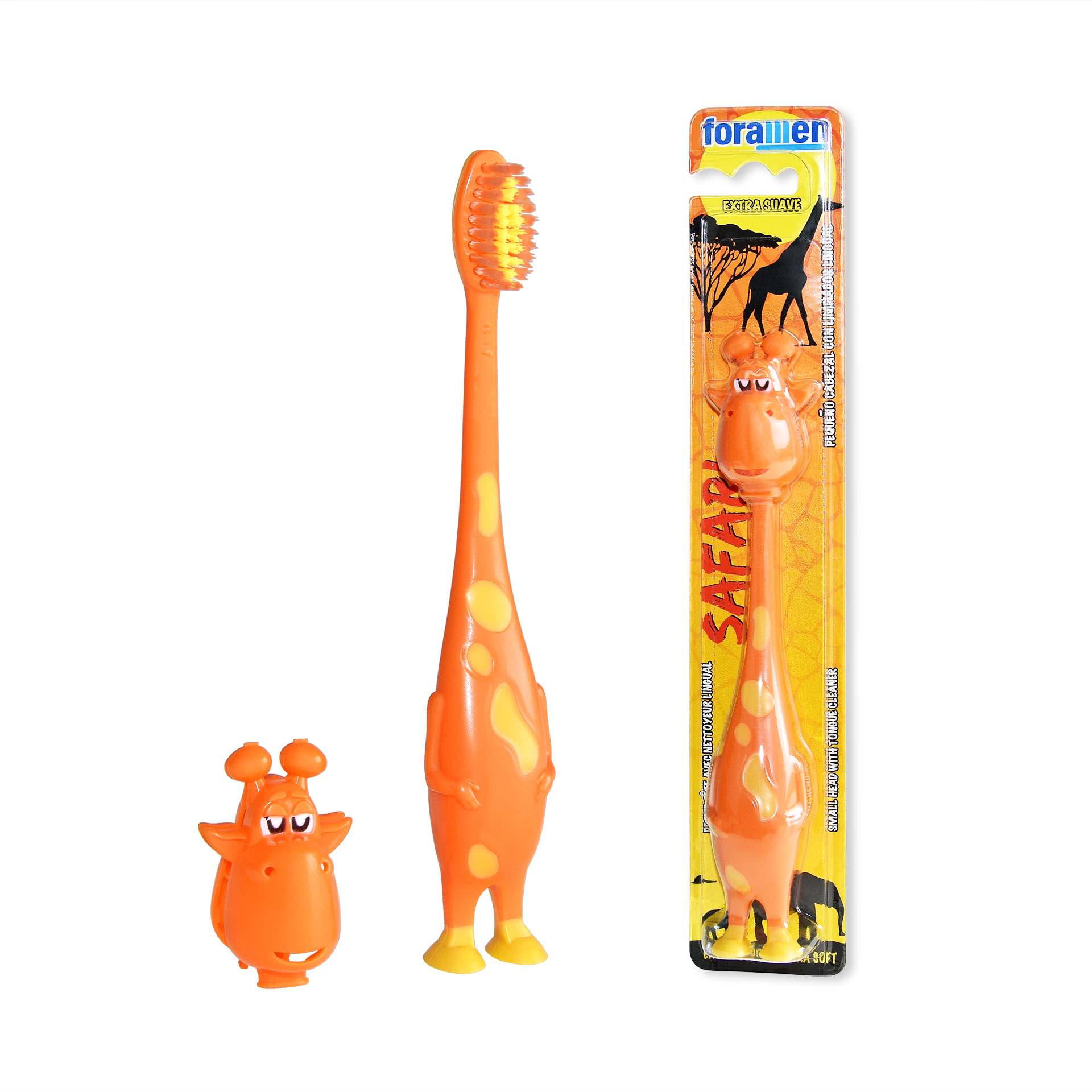 Escova de Dentes Júnior Safari Ultra Suave - Foramen Escova de Dentes Júnior Safari Ultra Suave - Foramen