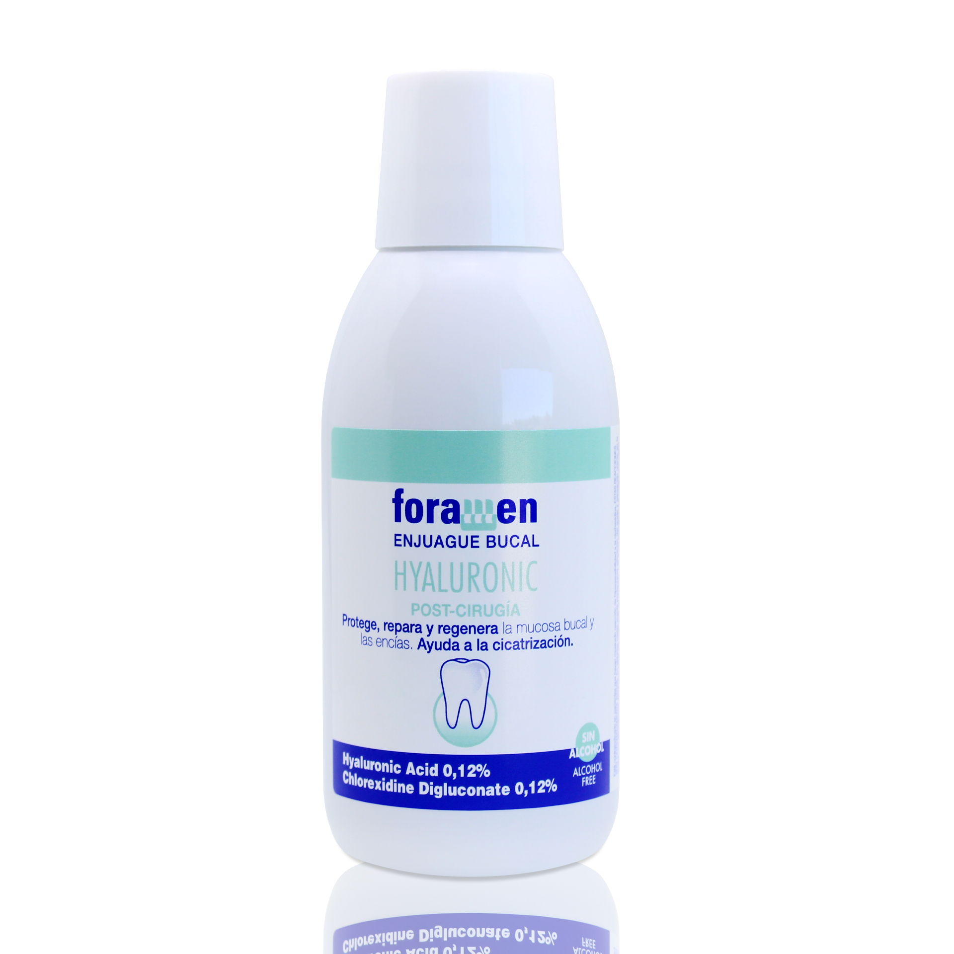 Colutório Pós-Cirúrgico com Ácido Hialurónico 250 ml - Foramen Colutório Pós-Cirúrgico com Ácido Hialurónico 250 ml - Foramen