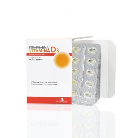 Terapharma Vitamina D3 - 60 Cpsulas Moles