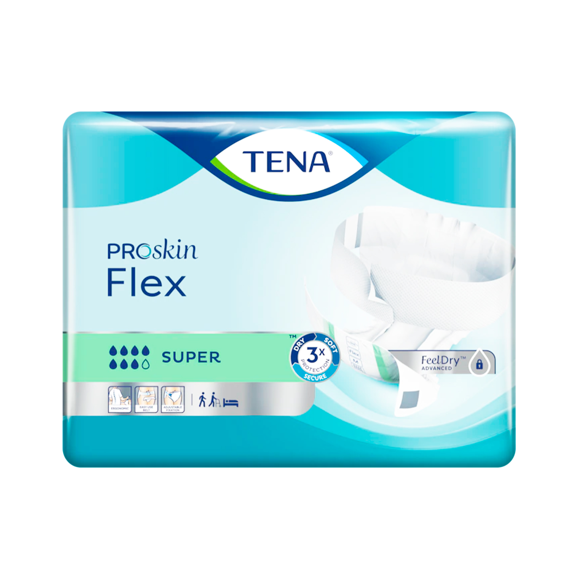 Fraldas Tena Flex Super Fraldas Tena Flex Super