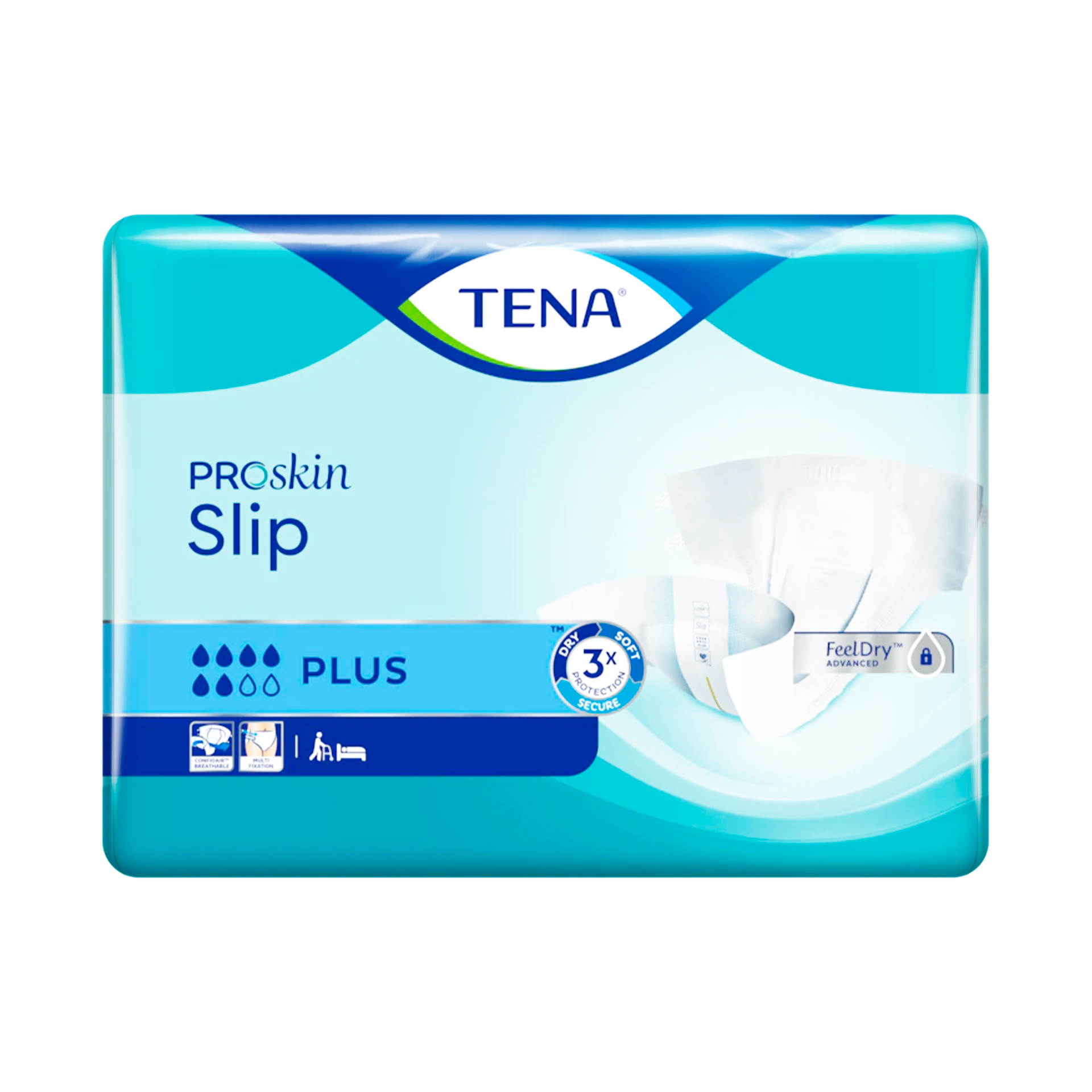 Fraldas Tena Slip Plus Fraldas Tena Slip Plus