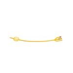 Algália de Folley GOLD em Látex com Três Vias - 40 cm Algália de Folley GOLD em Látex com Três Vias - 40 cm