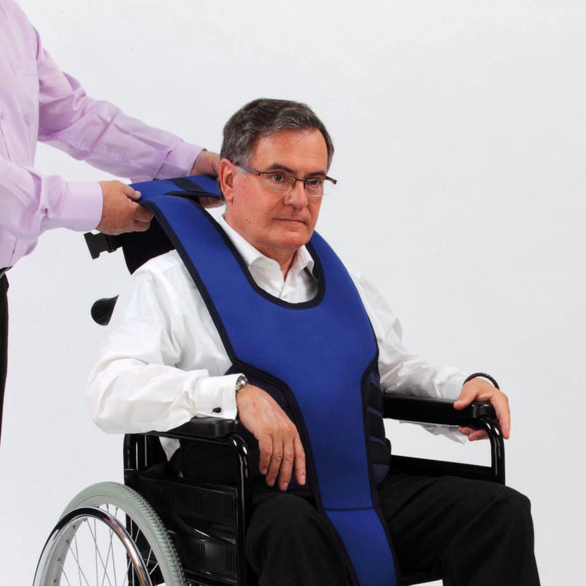Colete Imobilizador P�lvico para Cadeiras de Rodas Salvaclip Comfort