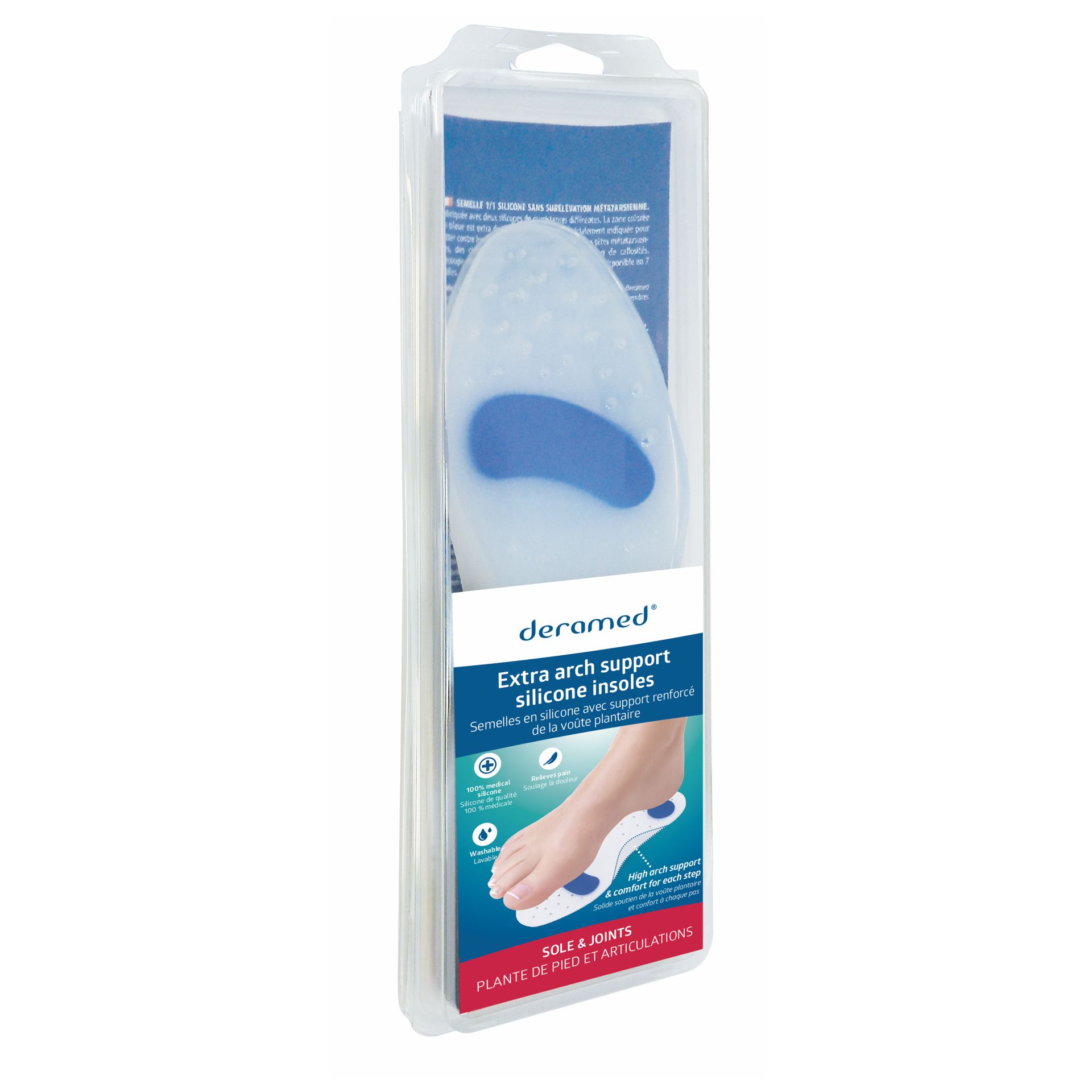 Palmilhas em Silicone com Elevação Metatársica Palmilhas em Silicone com Elevação Metatársica