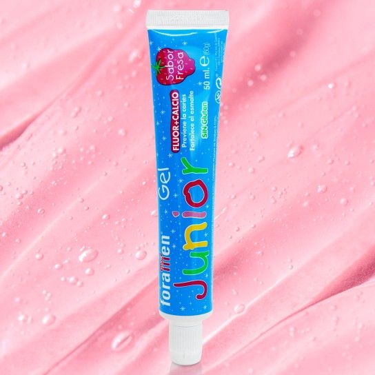 Gel Dentífrico Junior Morango 50 ml - Foramen Gel Dentífrico Junior Morango 50 ml - Foramen