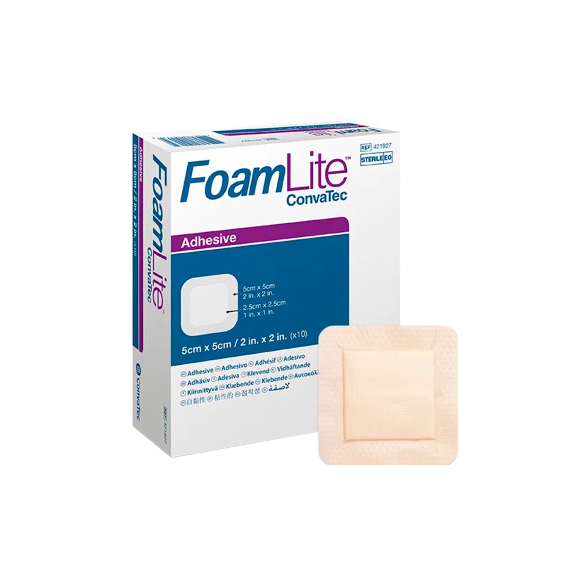Foam Lite ConvaTec - 10 x 10 cm | 10 unidades Foam Lite ConvaTec - 10 x 10 cm | 10 unidades