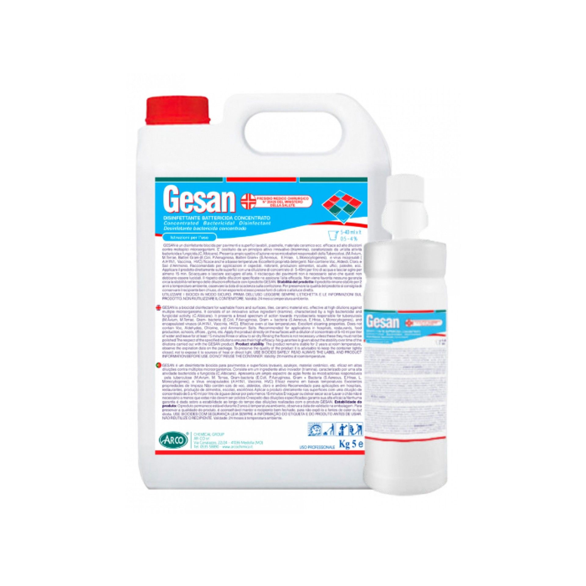 Gesan Desinfetante Concentrado para Ch�o e Superf�cies - 5 Litros