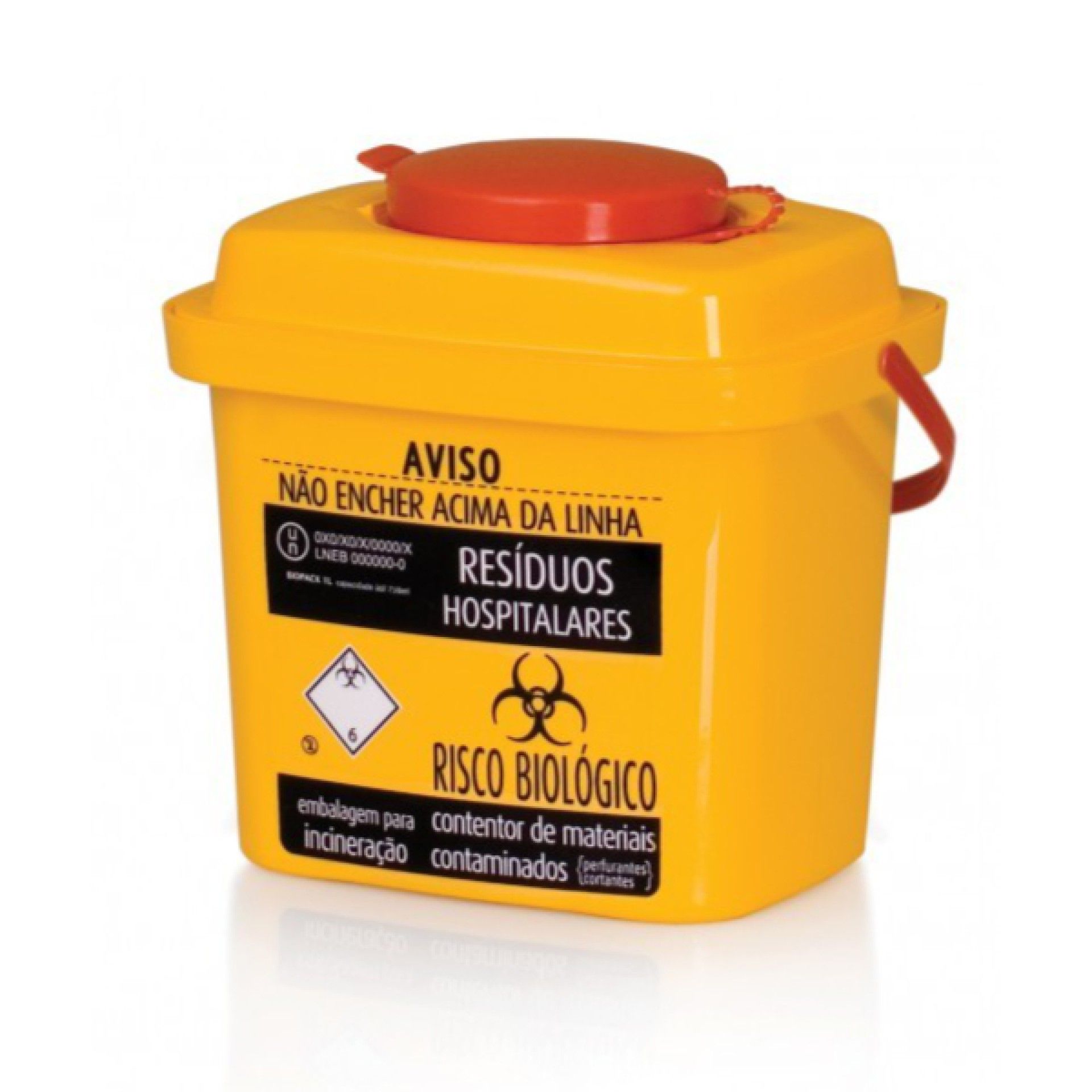 Contentor para Resíduos EMsharps - 1 litro Contentor para Resíduos EMsharps - 1 litro