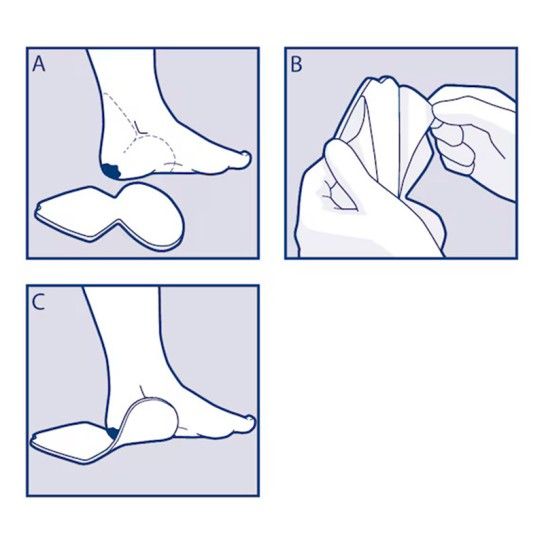 Cutimed Siltec Heel 16 x 24 cm - 5 unidades Cutimed Siltec Heel 16 x 24 cm - 5 unidades