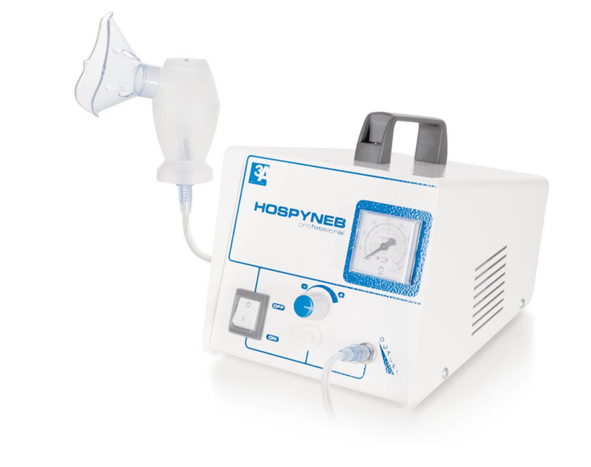 3A Nebulizador de Piston Profissional Hospyneb 3A Nebulizador de Piston Profissional Hospyneb