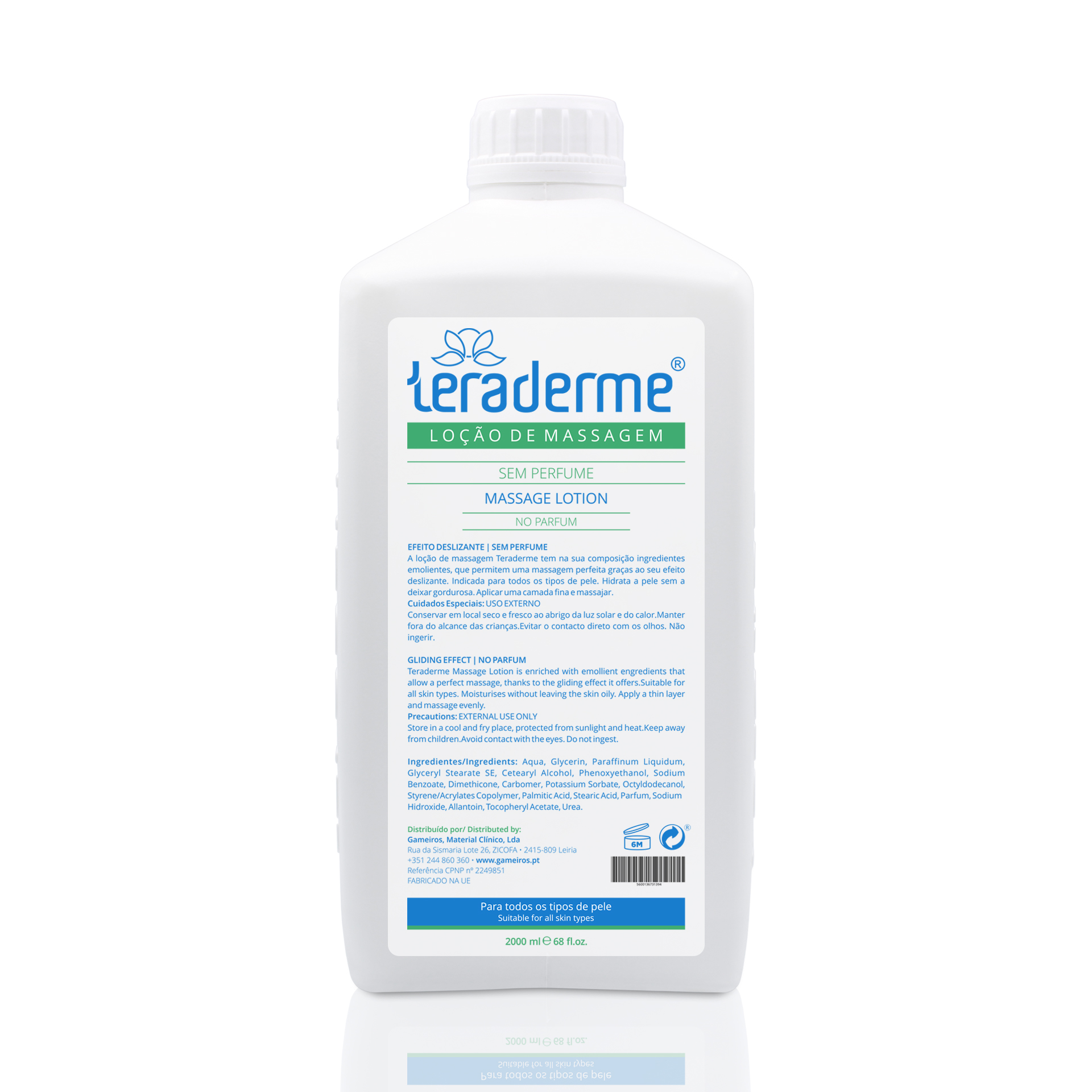 Teraderme Loção de Massagem | 2 Litros Teraderme Loção de Massagem | 2 Litros