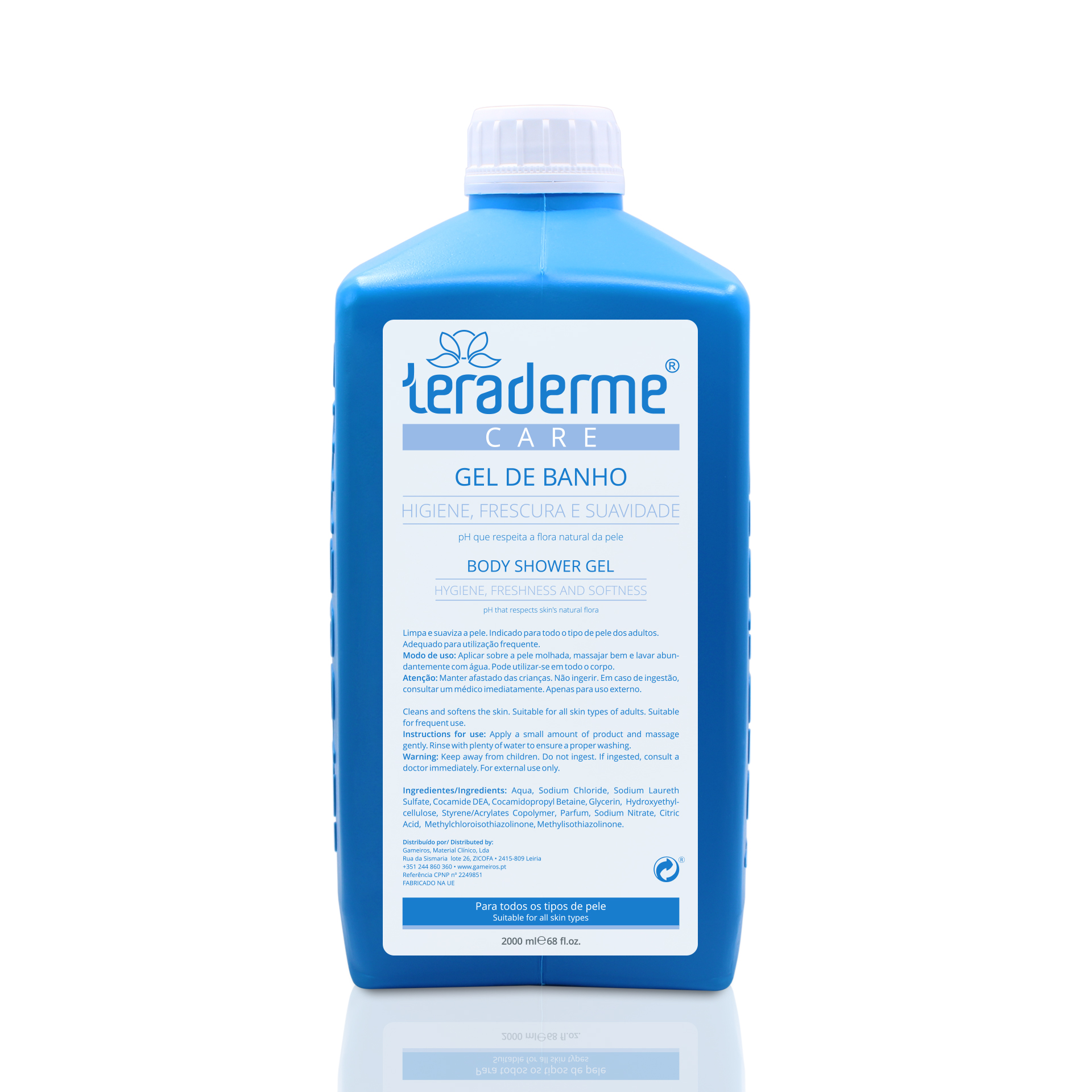 Gel de Banho Teraderme - 2 Litros Gel de Banho Teraderme - 2 Litros