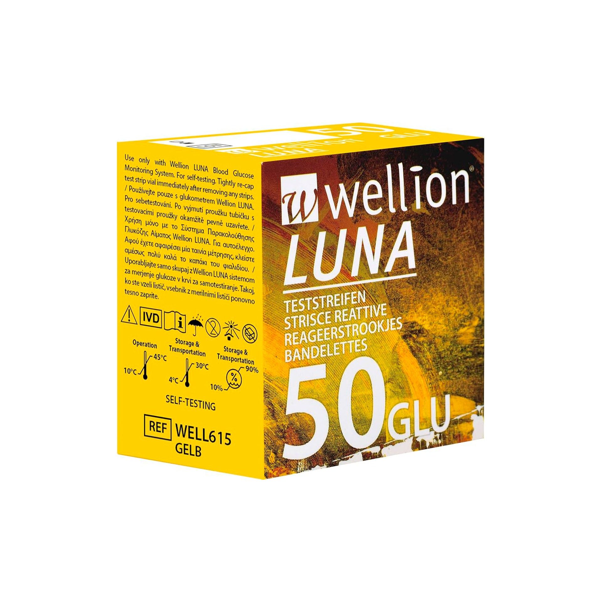 Tiras para Teste Glicose (Glicemia) LUNA - 50 unidades Tiras para Teste Glicose (Glicemia) LUNA - 50 unidades