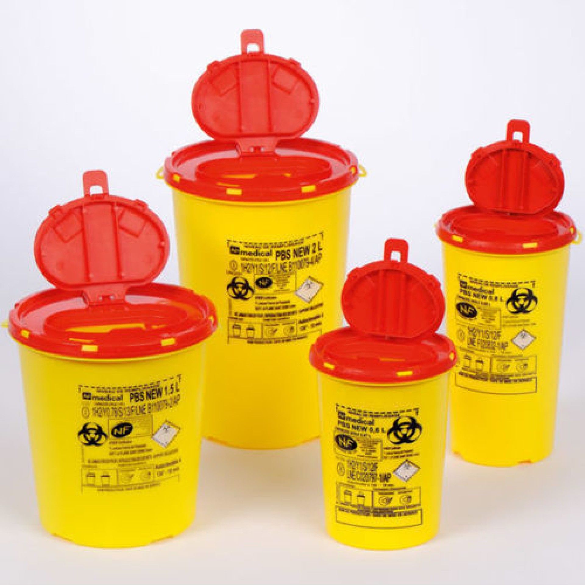 Contentor para Agulhas em Polipropileno - 165 x 123 x 62 mm Contentor para Agulhas em Polipropileno - 165 x 123 x 62 mm