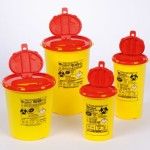 Contentor para Agulhas em Polipropileno - 165 x 123 x 62 mm Contentor para Agulhas em Polipropileno - 165 x 123 x 62 mm
