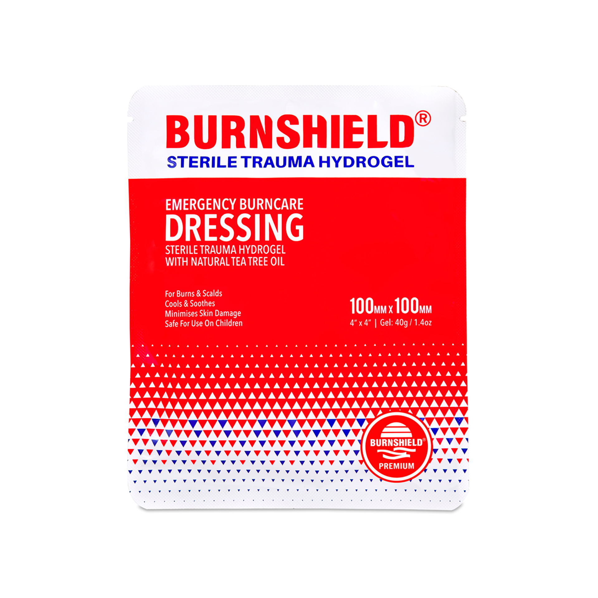 Compressas para Queimaduras Esterilizadas Burnshield 10cm x10 cm