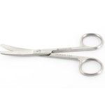 Tesoura Curva com Bicos Rombos - 14,5 cm