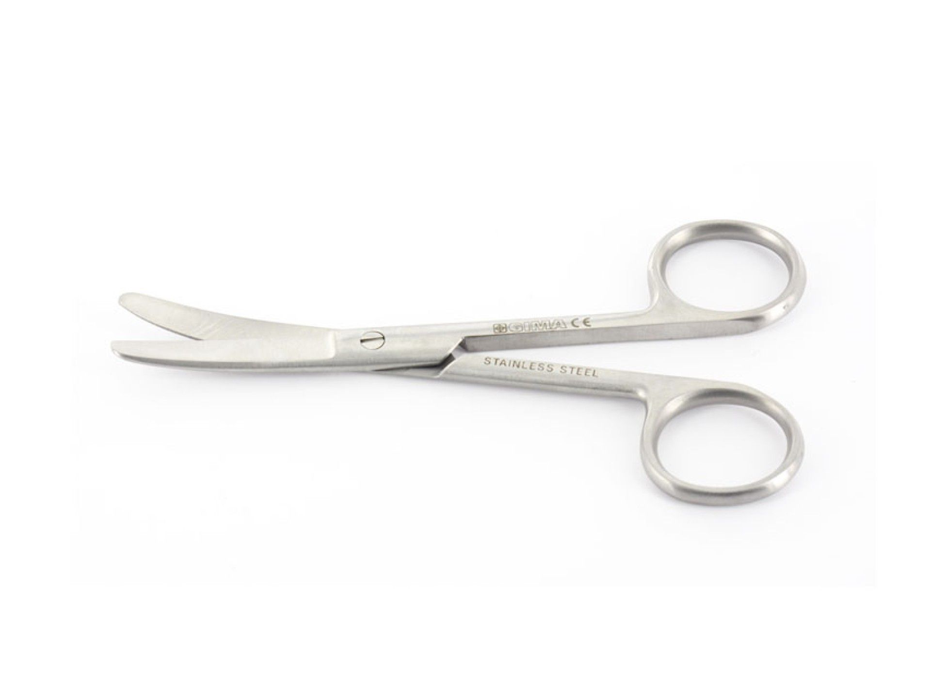 Tesoura Curva com Bicos Rombos - 14,5 cm