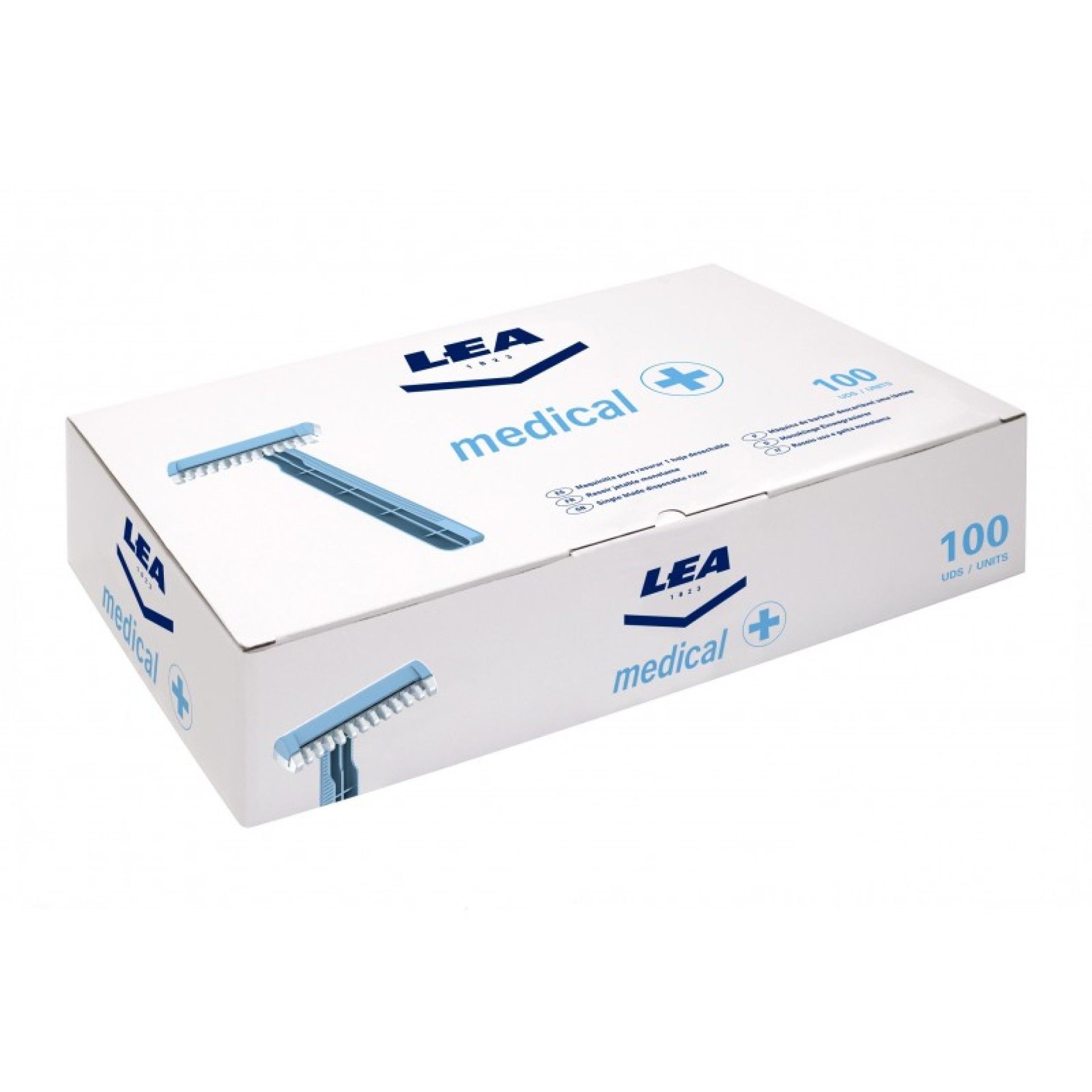 Lâminas de Barbear para Tricotomia LEA - 100 unidades Lâminas de Barbear para Tricotomia LEA - 100 unidades