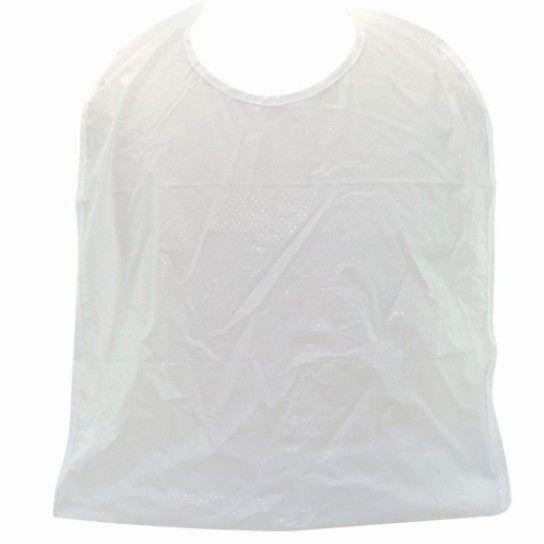 Babete Adulto em Vinil com Bolsa | 40 x 60 cm