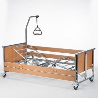 Cama Eltrica Tripartida Medley Ergo sem Tilt Grades Madeira