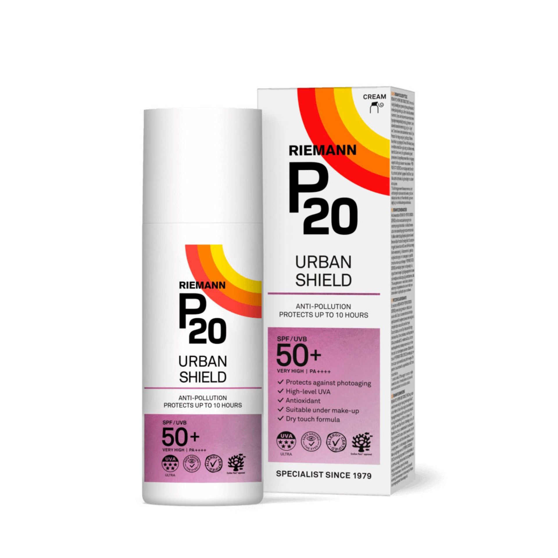 P20 Protetor Solar Urban Shield Face SPF 50+ 50 gr P20 Protetor Solar Urban Shield Face SPF 50+ 50 gr