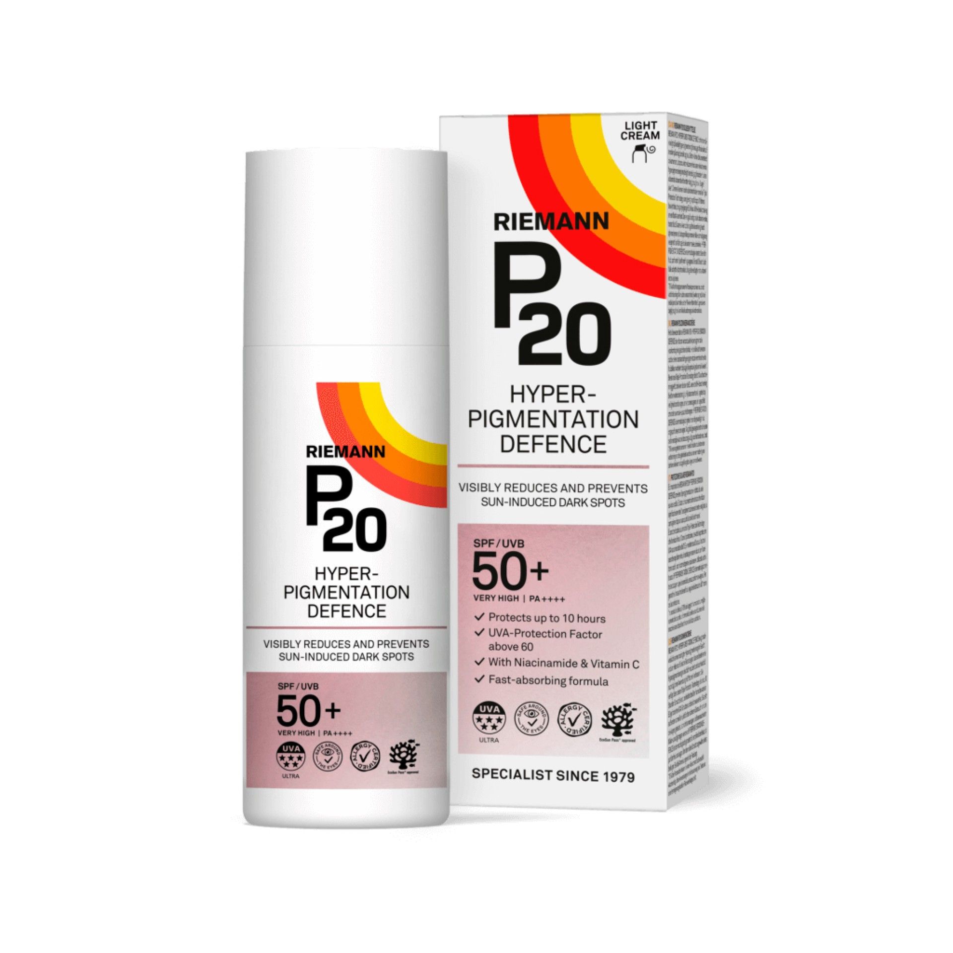 P20 Protetor Solar Hyperpigmentation SPF 50+ 50 gr P20 Protetor Solar Hyperpigmentation SPF 50+ 50 gr