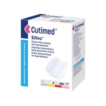 Cutimed Siltec 10 x 10 cm - 10 unidades