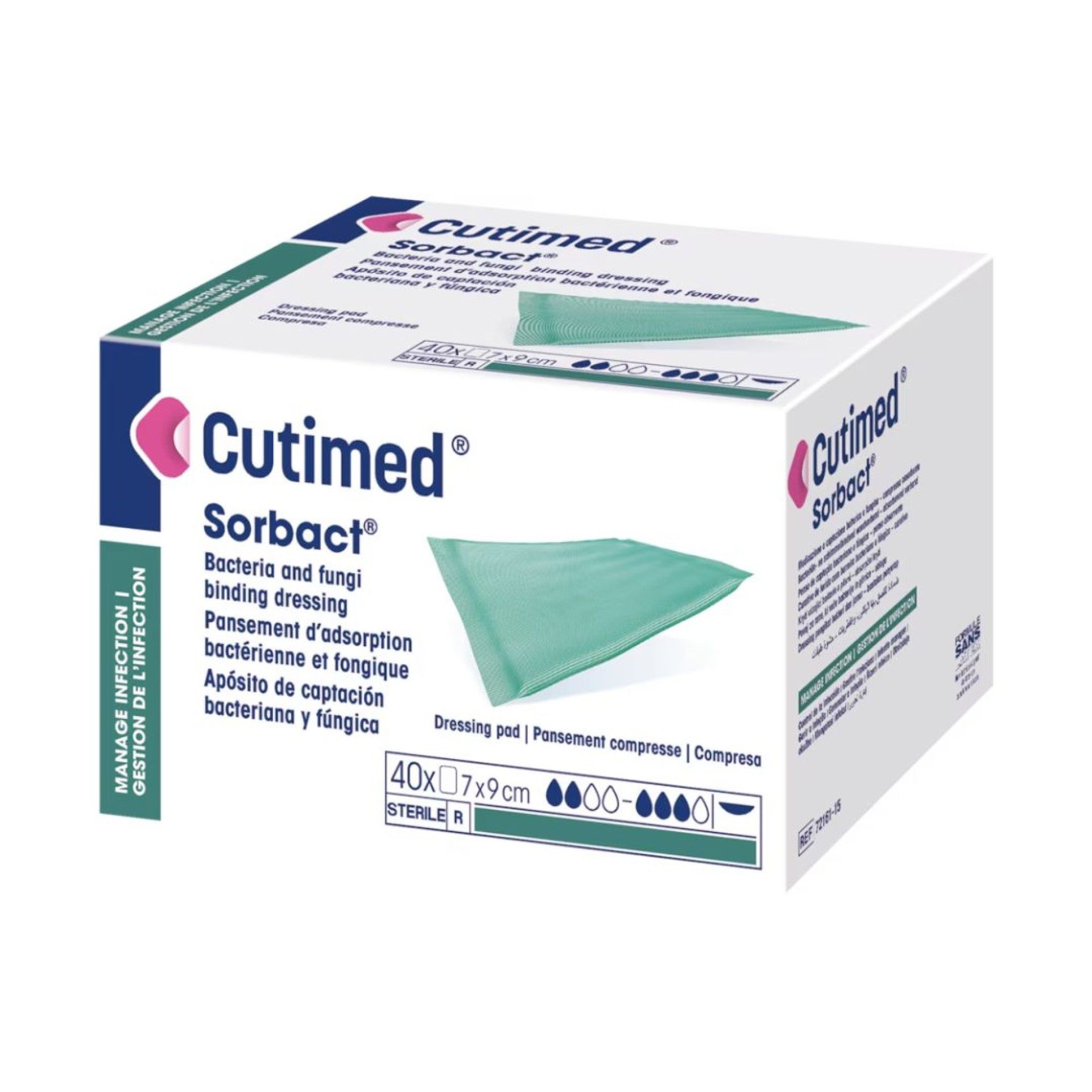 Cutimed Sorbact Compressa | 7 x 9 cm - 5 unidades Cutimed Sorbact Compressa | 7 x 9 cm - 5 unidades