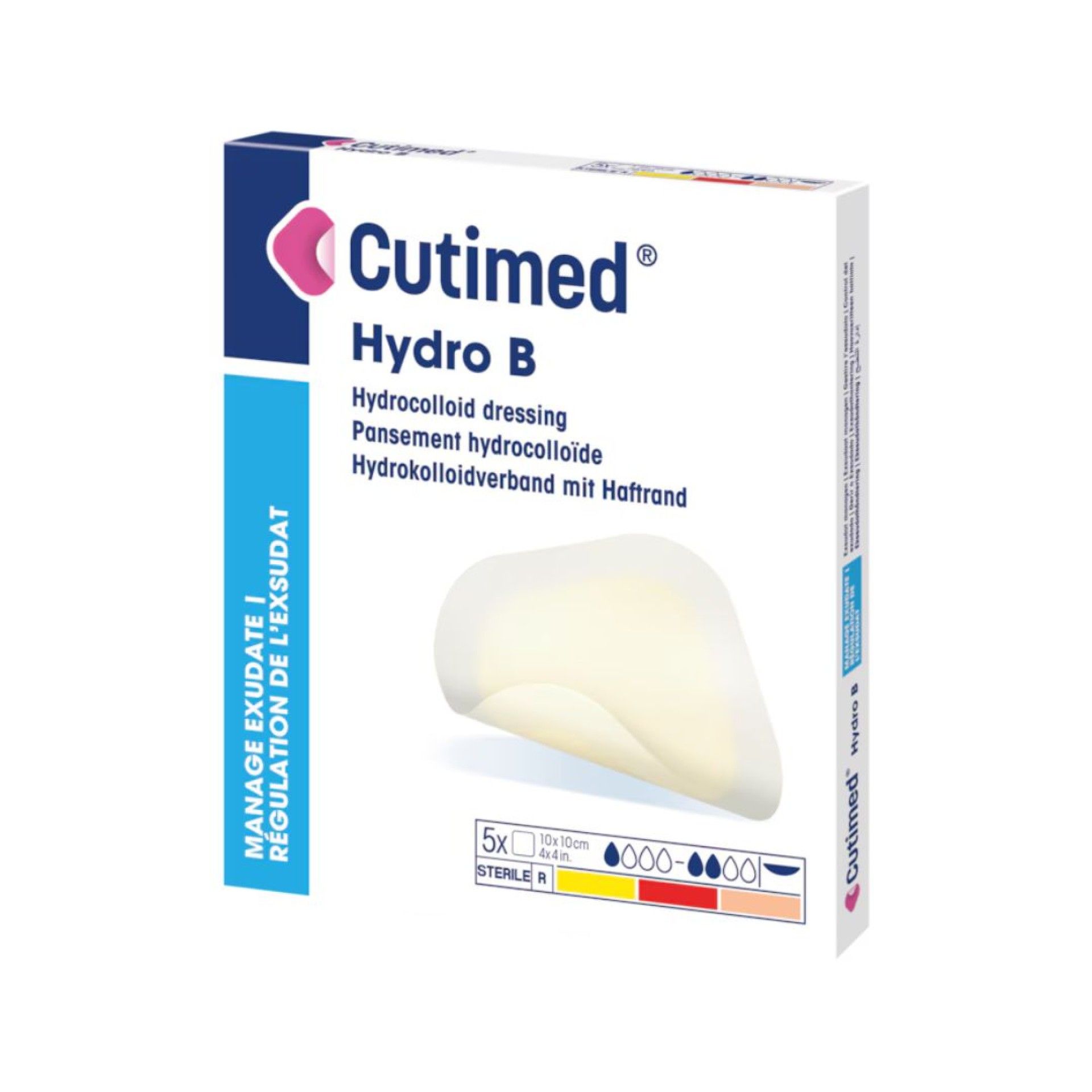 Cutimed Hydro B 10 x 10 cm - 5 unidades Cutimed Hydro B 10 x 10 cm - 5 unidades