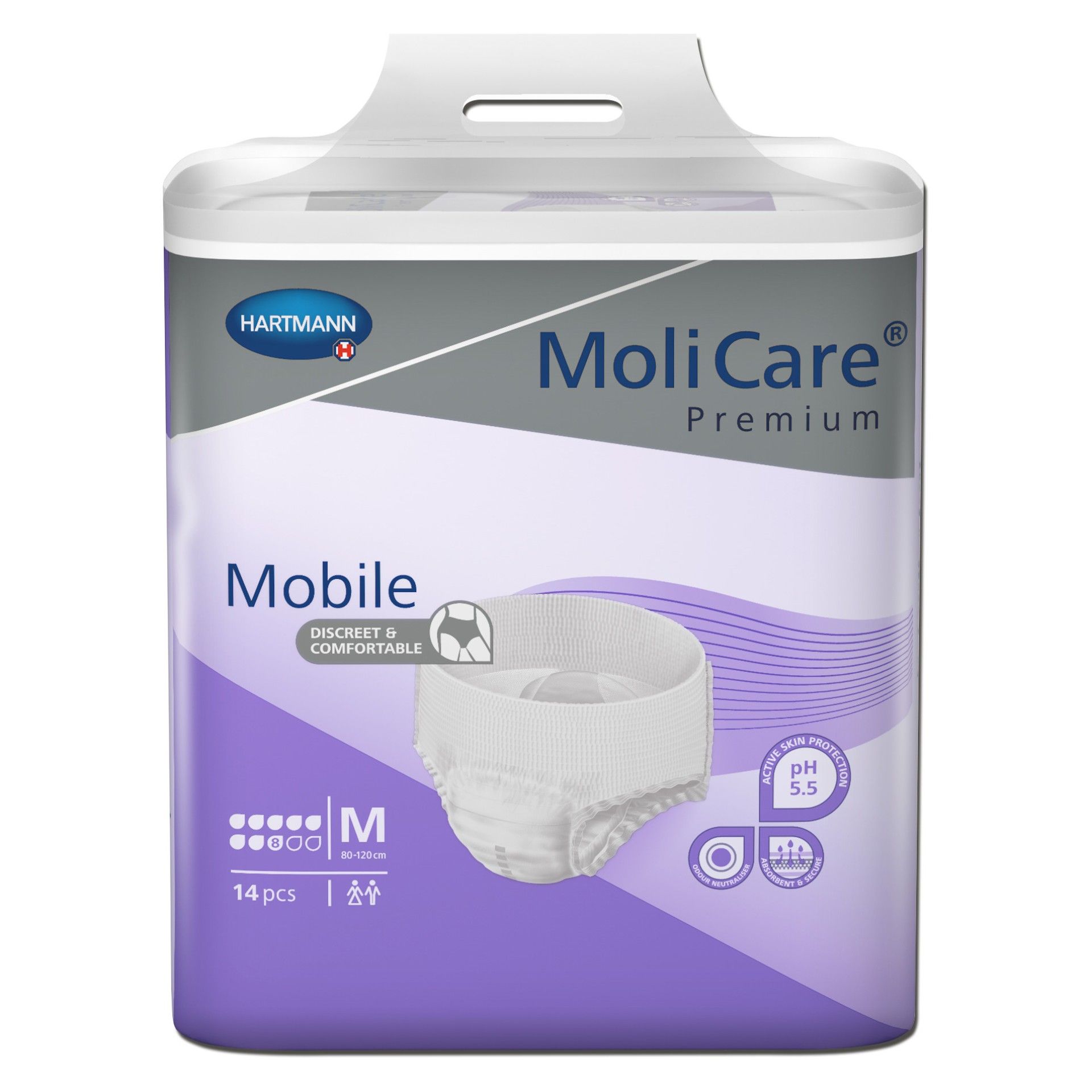 Cuecas Fralda MoliCare� Premium Mobile | Tamanho M - Caixa