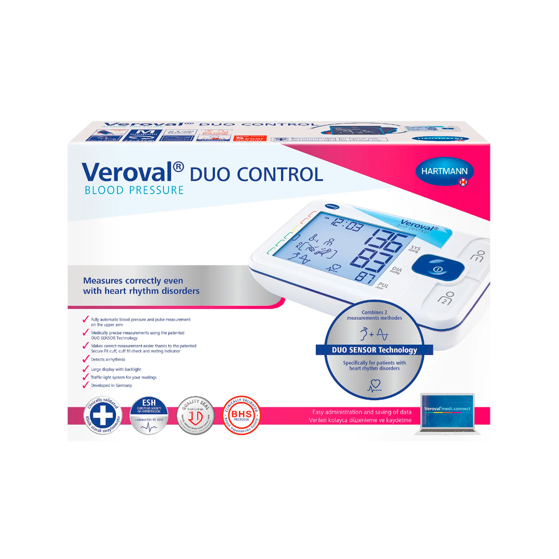 Tensiómetro de Braço Veroval Duo Control Tensiómetro de Braço Veroval Duo Control